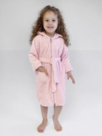 Халат на запах с капюшоном “Ненси”